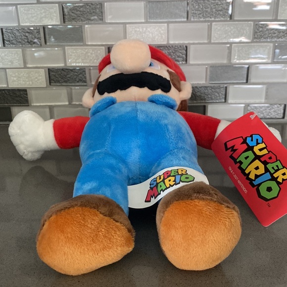 Super Mario Bros. MARIO Plush Toy Doll 12” Official Nintendo Licensed BRAND NEW - Picture 7 of 12